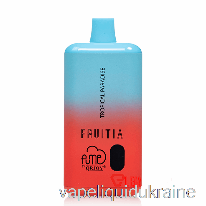 Vape Liquid Ukraine Fruitia x Fume 8000 Disposable Tropical Paradise